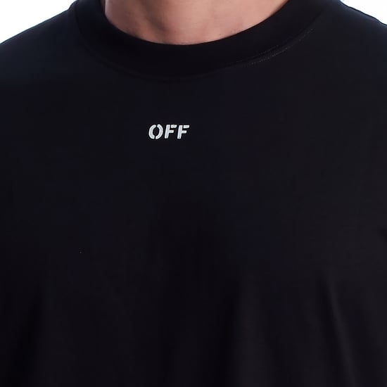 Heren Korte Mouwen T-Shirt Scribble Diags 44MAA120G5J00E1001 - Image 2