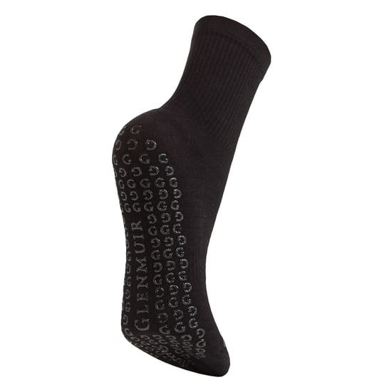 2 Paar Dames Yoga Grip Sokken | Katoenen Gevoerde Middellange Gym Pilates Sokken - Image 3