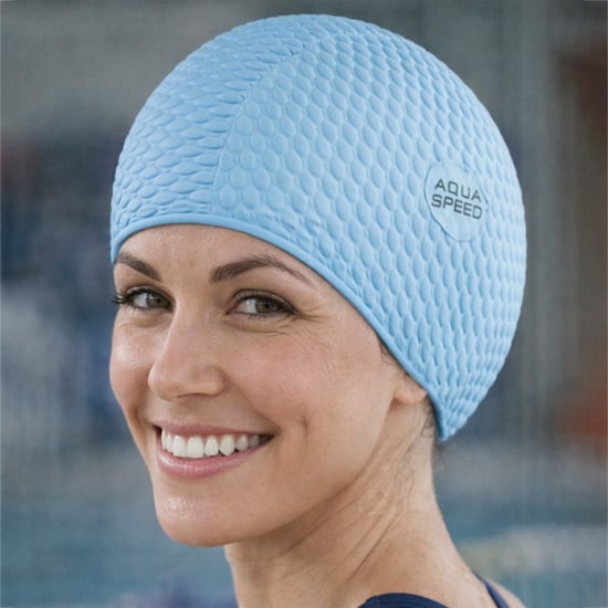 Dames Bombastic Zwemcap | Lang Haar Zachte Latex Comfortabele Pasvorm Cap - Image 3