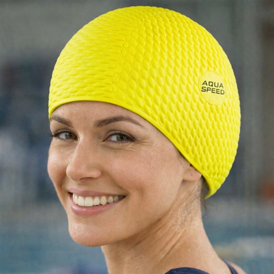 Dames Bombastische Zwemcap | Lang Haar Zachte Latex Comfortabele Pasvorm Cap - Image 3
