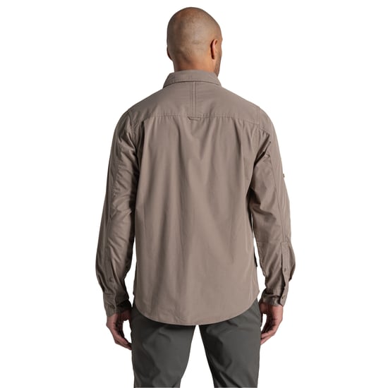 Craghoppers Heren Kiwi II shirt met lange mouwen (Kiezelsteentjes) - Image 2