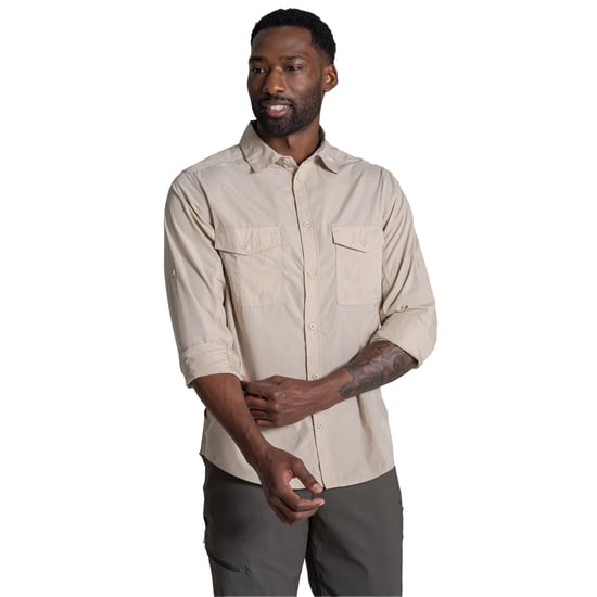Craghoppers Heren Kiwi II shirt met lange mouwen (Havermout) - Image 3