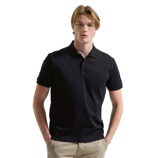 Asquith & Fox Heren Premium gemerceriseerd katoenen poloshirt (Zwart) - Image 3