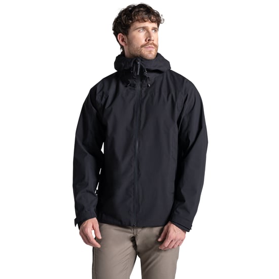 Craghoppers Heren Expert Basecamp Waterdichte Jas (Zwart) - Image 4