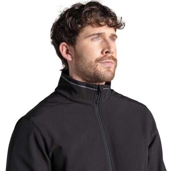 Craghoppers Heren Expert Basecamp II Soft Shell Jas (Zwart) - Image 3