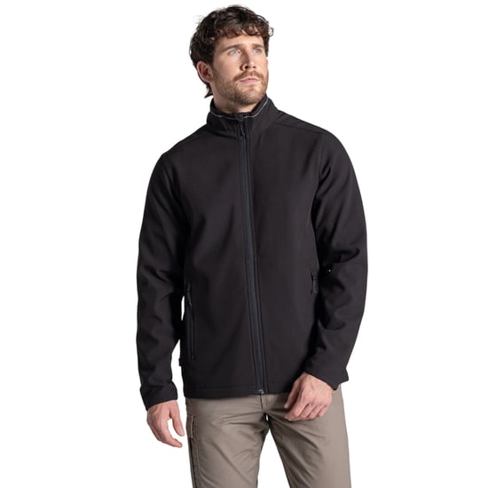 Craghoppers Heren Expert Basecamp II Soft Shell Jas (Zwart) - Image 5
