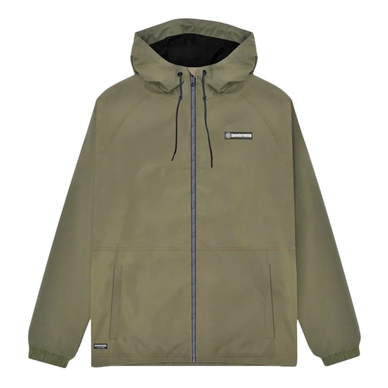Lambretta Heren Ripstop Hooded Jacket (Khaki) - Image 1