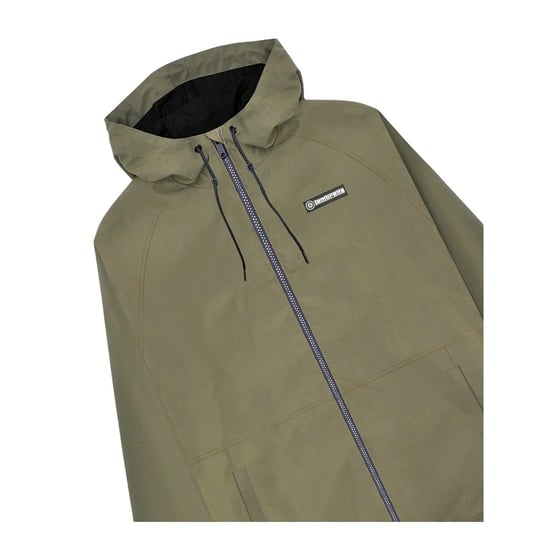Lambretta Heren Ripstop Hooded Jacket (Khaki) - Image 3