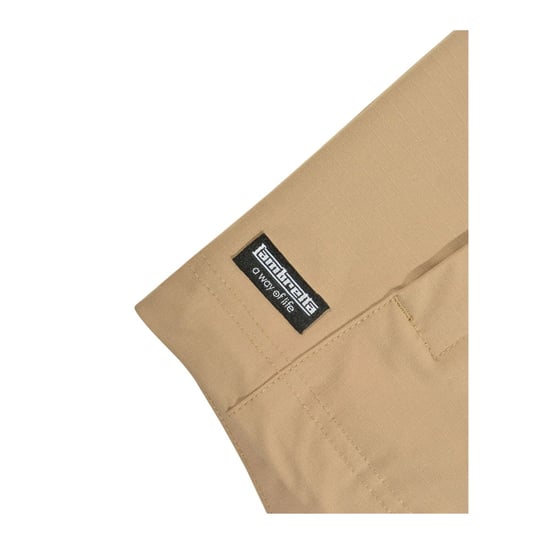 Lambretta Heren Ripstop Hooded Jacket (Stone) - Image 4