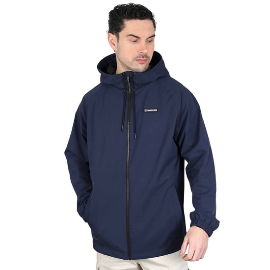 Lambretta Heren Ripstop Hoodie Jas (Navy) - Image 5
