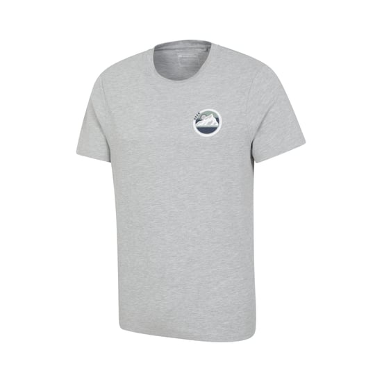 Mountain Warehouse Heren Oban Mountain Katoenen T-Shirt (Grijs) - Image 3