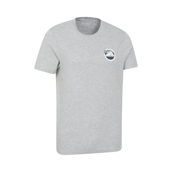 Mountain Warehouse Heren Oban Mountain Katoenen T-Shirt (Grijs) - Image 4
