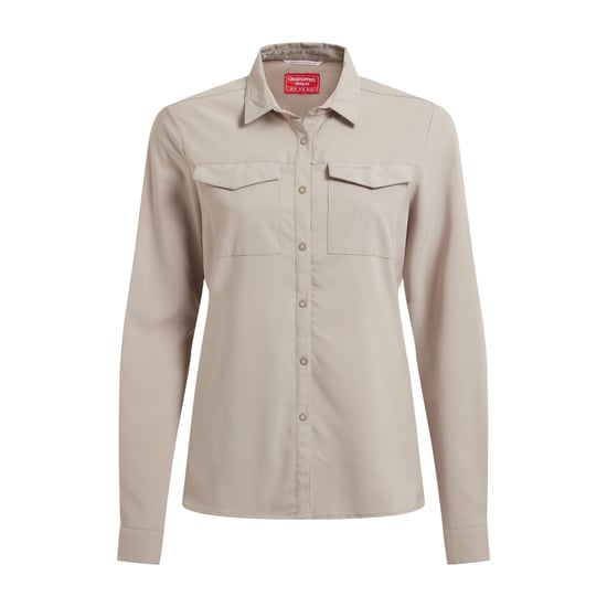 Craghoppers Dames/Dames NosiLife Pro III shirt met lange mouwen (Zachte champignon) - Image 1