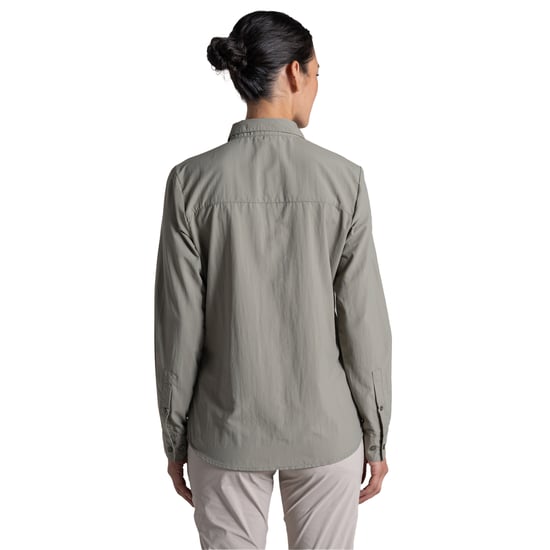 Craghoppers Dames Loukkos Nosilife Lange Mouw Shirt (Vert) - Image 2