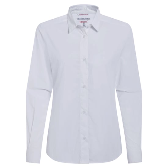 Craghoppers Dames/Dames Alma Nosilife Shirt Met Lange Mouwen (Wit) - Image 1