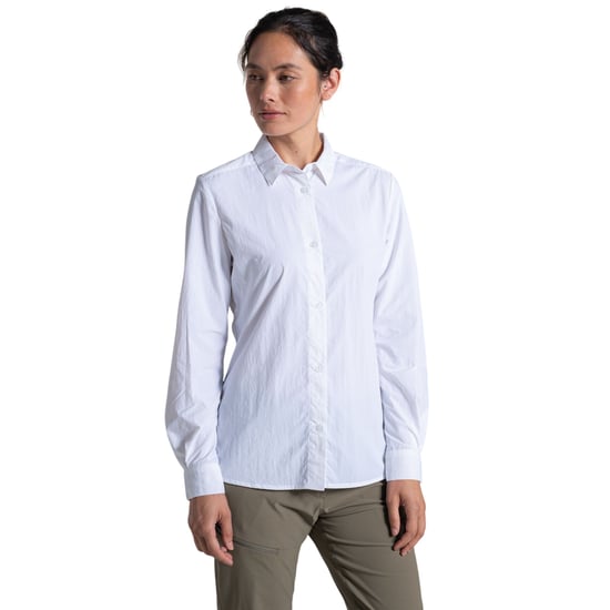 Craghoppers Dames/Dames Alma Nosilife Shirt Met Lange Mouwen (Wit) - Image 3