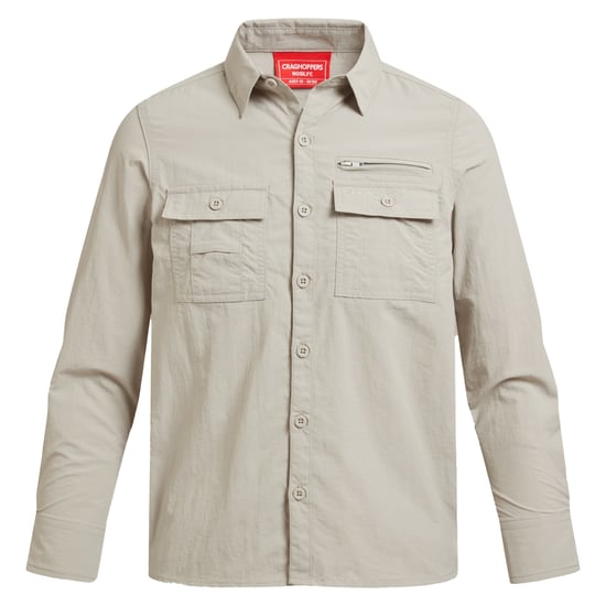 Craghoppers Kinder/Jonge kinderen Adventure Nosilife shirt met lange mouwen (Perkament) - Image 1