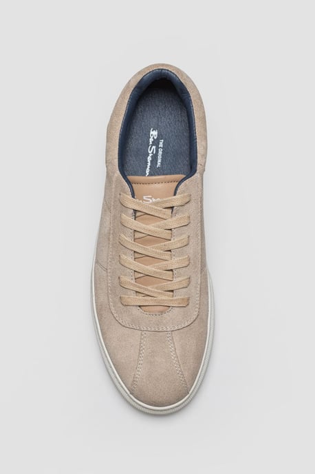 Ben Sherman Bentley II Suède Heren Stone Sneakers - Image 4