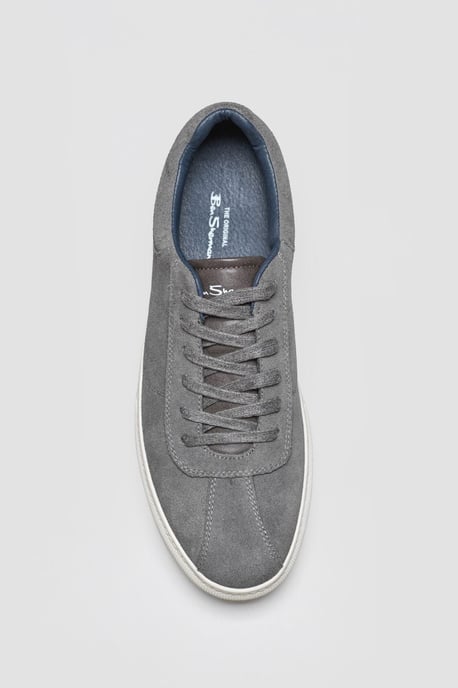 Ben Sherman Bentley II Suède Heren Grijze Sneakers - Image 4