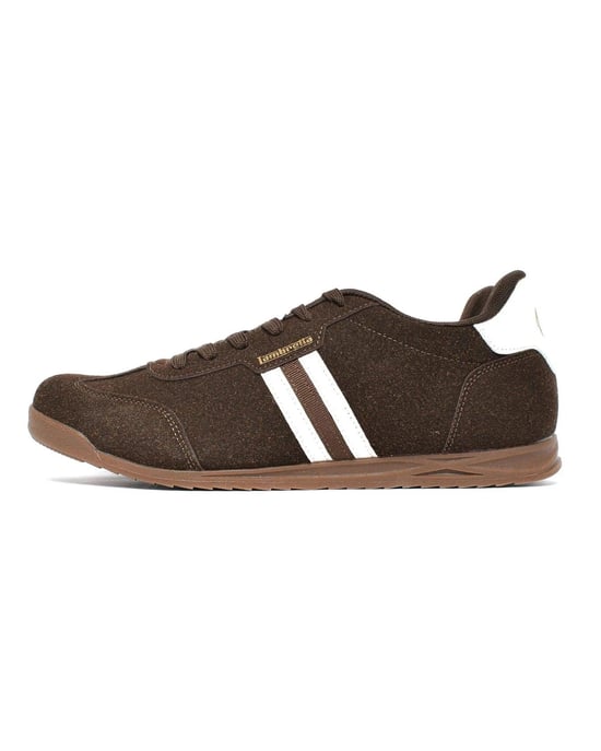 Lambretta Tackle Heren Chocolade Sneakers - Image 2