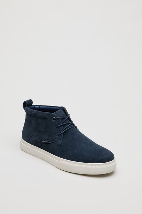 Ben Sherman Parkway Suède Heren Navy Boots - Image 1