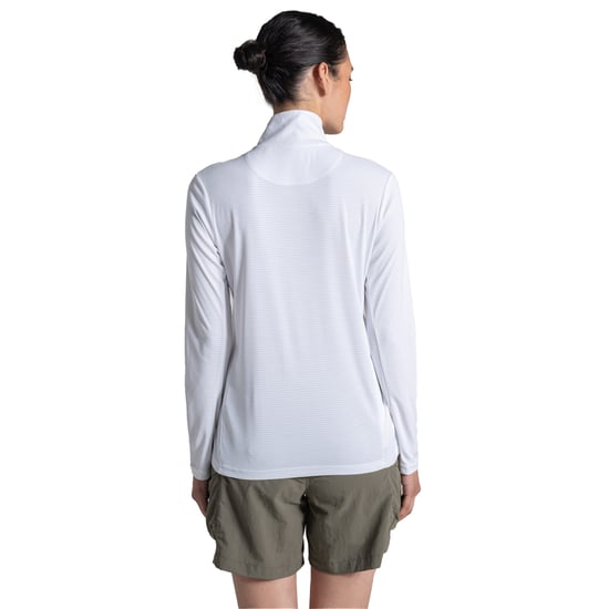 Craghoppers Dames/Dames Nosilife Half Zip Top (Wit) - Image 2