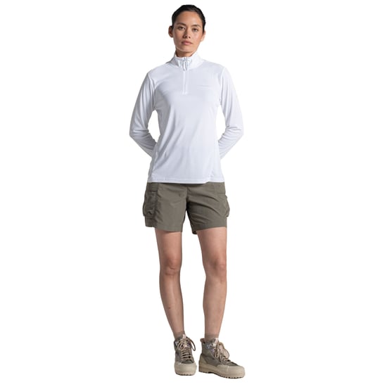 Craghoppers Dames/Dames Nosilife Half Zip Top (Wit) - Image 4