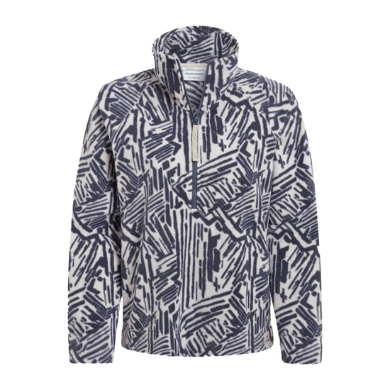Craghoppers Dames/Dames Annjela Graphic Print Half Zip Fleece Top (Antraciet) - Image 1