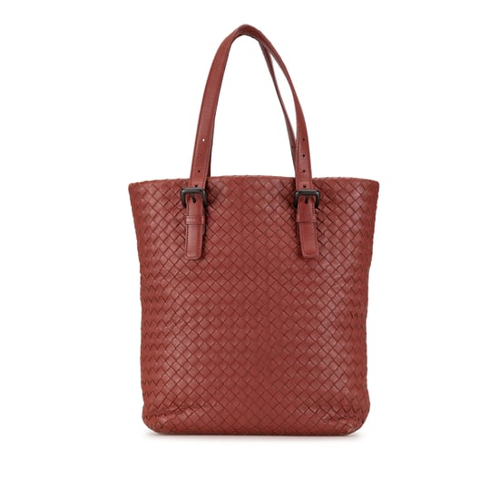 Intrecciato Leren Tote - Image 1