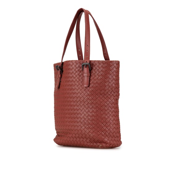 Intrecciato Leren Tote - Image 2