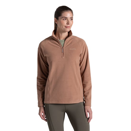 Craghoppers Dames/Dames Miska VI Half Zip Fleece (Umber) - Image 3