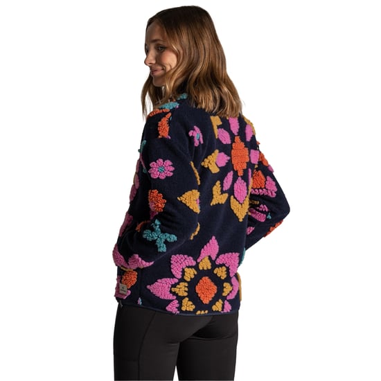 Craghoppers Dames/Dames Catalina Flowers Full Zip Fleecejack (Donkere saffier) - Image 2