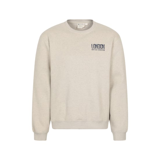 Mountain Warehouse Heren Sweatshirt Regionaal Londen (Crème) - Image 1