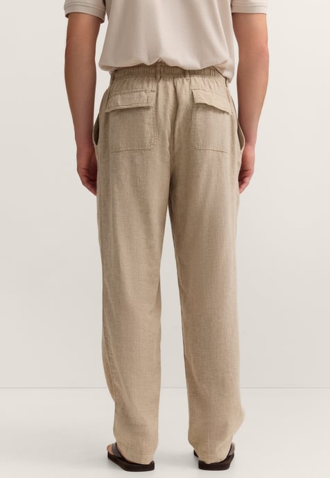 Bugatti Herren Chino regular fit van linnen-katoen - Image 2