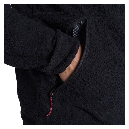Craghoppers Heren Compresslite Capuchon Fleece Jacket (Zwart) - Image 3