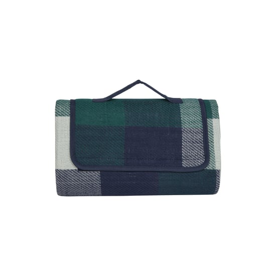 Mountain Warehouse Geruite Picknickmat (Groen) - Image 1