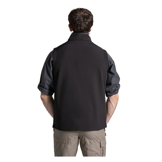 Craghoppers Heren Expert Basecamp II Softshell Gilet (Zwart) - Image 2