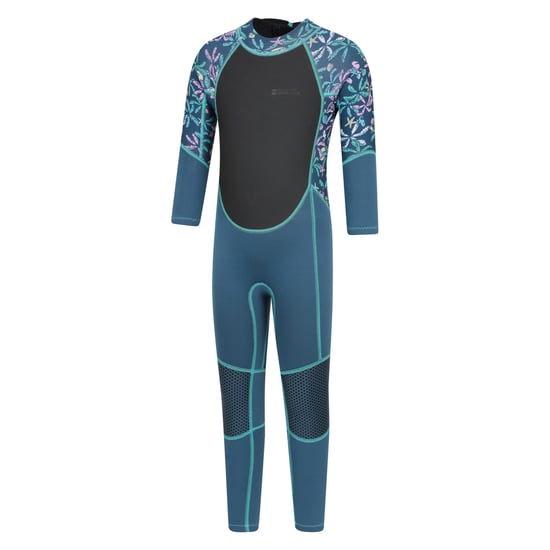 Mountain Warehouse Volledig Wetsuit met opdruk voor kinderen (Donker groenblauw) - Image 3