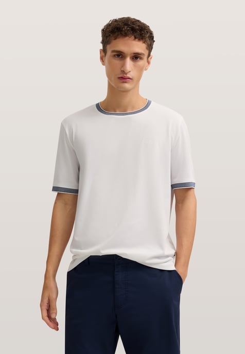Bugatti Herren T-shirt van een katoenmix - Image 1