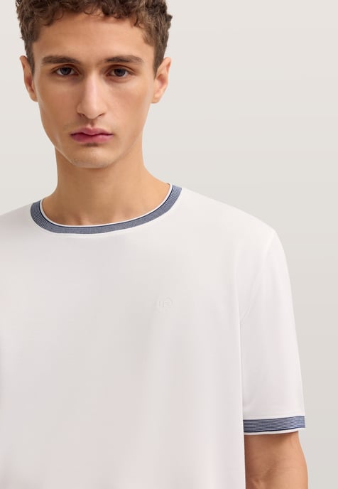 Bugatti Herren T-shirt van een katoenmix - Image 4