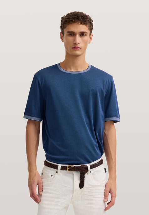 Bugatti Herren T-shirt van een katoenmix - Image 1