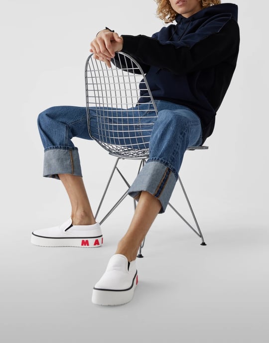 Instapsneakers met logo - Image 6