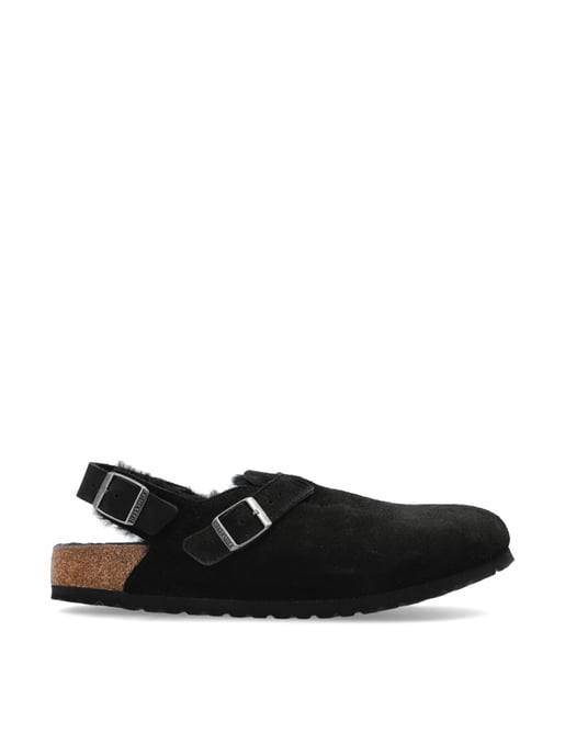 Tokio Shearling Suede Mules - Image 1