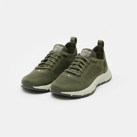 Men's Hylo Athletics At Light Low Top Lace-Up Trainers in Moss - Image 1