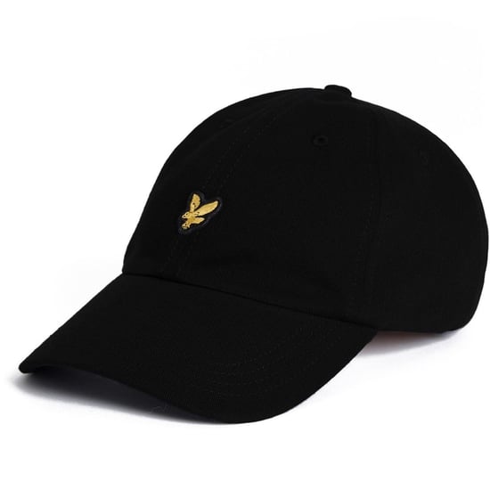 Accessories Lyle And Scott Golden Eagle Logo Curved Brim Dad Cap in Jet Black - Image 1