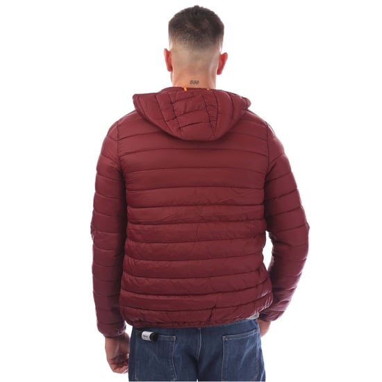 Aquascutum London Logo Bordeaux Red Active Hoodie Jacket - Image 3