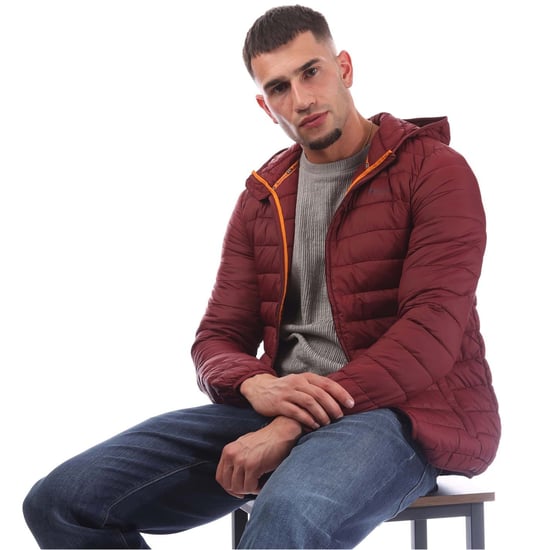Aquascutum London Logo Bordeaux Red Active Hoodie Jacket - Image 4