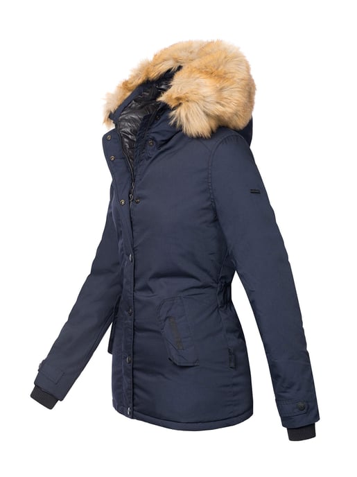 Navahoo Dames Winterjas Laura – Warm, Stijlvol & Met Afneembare Bontkraag - Image 2
