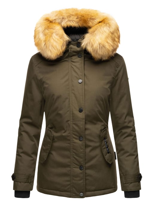 Navahoo Dames Winterjas Laura – Warm, Stijlvol & Met Afneembare Bontkraag - Image 2