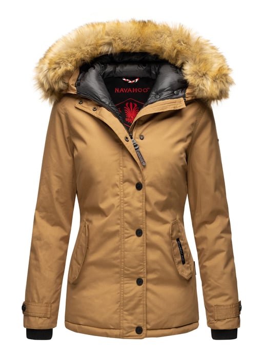 Navahoo Dames Winterjas Laura – Warm, Stijlvol & Met Afneembare Bontkraag - Image 1